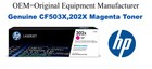 CF503X,202X Genuine High Yield Magenta HP Toner