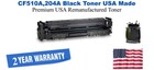 CF510A,204A Black Premium USA Remanufactured Brand Toner