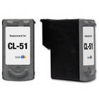 Canon CL-51 Tricolor Remanufactured Ink Cartridge (CL51)