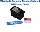 CL261,3725C001 Tri-Color Premium USA Made Remanufactured  ink