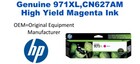 971XL,CN627AM Genuine High Yield Magenta HP Ink