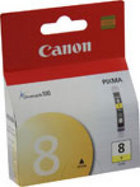 Genuine Canon CLI-8Y Yellow Ink Cartridge (0623B002)