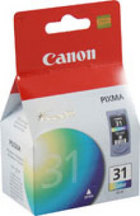 Genuine Canon CL-31 Tri-Color Ink Cartridge (1900B002)