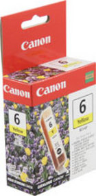 Genuine Canon BCI-6Y Yellow Ink Cartridge (4708A003)