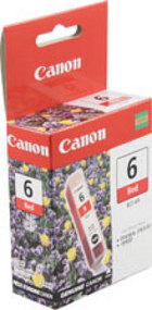 Genuine Canon BCI-6R Red Ink Cartridge (8891A003)