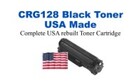 3500B001AA,CRG128 Black Premium USA Made Remanufactured toner