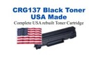 9435B001AA,CRG137 Black Premium USA Made Remanufactured toner