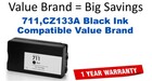 711,CZ133A Black Compatible Value Brand ink