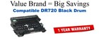 DR720 Black Compatible Value Brand Drum