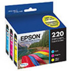 Genuine Epson T220520 Tri-Color Combo Pack Ink Cartridge