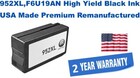 952XL,F6U19AN High Yield Black Premium USA Made Remanufactured ink