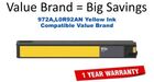 972A,L0R92AN Yellow Compatible Value Brand ink
