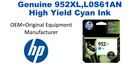 952XL,L0S61AN Genuine High Yield Cyan HP Ink