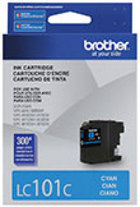 Genuine Brother LC101 Cyan Ink Cartridge