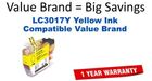 Brother LC3017 Yellow High Yield Remanufactured Ink Cartridge