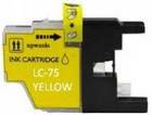 Brother LC75 Yellow Remanufactured Ink Cartridge