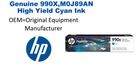 990X,M0J89AN Genuine HP High Yield Cyan Ink