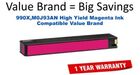 990X,M0J93AN High Yield Magenta Compatible Value Brand ink