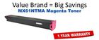 Sharp MX-61NTMA New Generic Brand Magenta Toner Cartridge