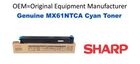New Original Sharp MX-61NTCA Cyan Toner Cartridge