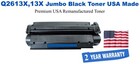 Q2613X,13X Jumbo Black Compatible Value Brand HP Jumbo Toner 50% Higher Yield