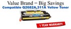 Q2682A,311A Yellow Compatible Value Brand toner
