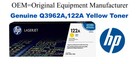Q3962A,Q3972,122A Genuine Yellow HP Toner