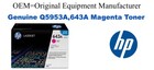 Q5953A,643A Genuine Magenta HP Toner