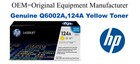 Q6002A,124A Genuine Yellow HP Toner
