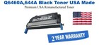 Q6460A,644A Black Premium USA Remanufactured Brand Toner