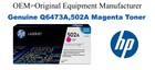 Q6473A,502A Genuine Magenta HP Toner
