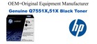 Q7551X,51X Genuine High Yield Black HP Toner