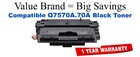 Q7570A,70A Black Compatible Value Brand toner