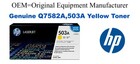Q7582A,503A Genuine Yellow HP Toner