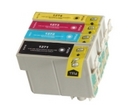 Epson T127 - 4 Color Ink Cartridge Set, Remanufactured BCMY Combo