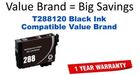 EPSON T288 Black Remanufactured Ink Cartridge (T288120)