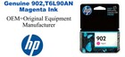 902,T6L90AN Genuine Magenta HP Ink