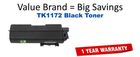 Kyocera Mita TK1172 New Generic Brand Black Toner Cartridge