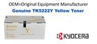Genuine Kyocera TK5222Y Yellow Black Toner