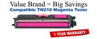 TN210M Magenta Compatible Value Brand toner