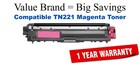 TN221M Magenta Compatible Value Brand toner