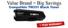 TN331BK Black Compatible Value Brand toner