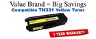 TN331Y Yellow Compatible Value Brand toner