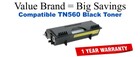 TN560 Black Compatible Value Brand Brother toner