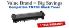 TN730 Black Compatible Value Brand Brother toner