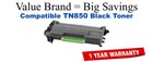 TN850 Black Compatible Value Brand Brother toner