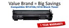 W1410A,141A Black Compatible Value Brand Toner