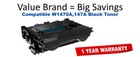 W1470A,147A Black Compatible Value Brand Toner