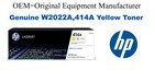 W2022A,414A Genuine Yellow HP Toner