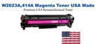 W2023A,414A Magenta Premium USA Remanufactured Brand Toner